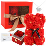 AINYROSE Rose Bear Gift Box