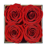 AINYROSE  Square Rose Gift Box 4pcs