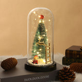 AINYROSE Christmas Tree In Glass With Light