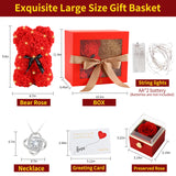 AINYROSE Rose Bear Gift Box