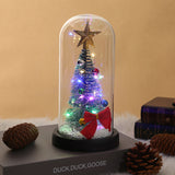 AINYROSE Christmas Tree In Glass With Light