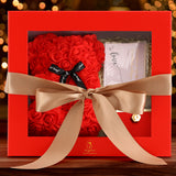 AINYROSE Rose Bear Gift Box