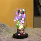 AINYROSE Christmas Tree In Glass With Light