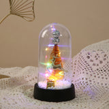 AINYROSE Christmas Tree In Glass With Light