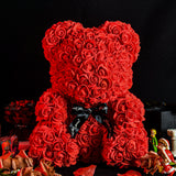AINYROSE Classic Forever Rose Teddy Bear