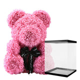 AINYROSE 38cm-Classic Pink Rose Bear