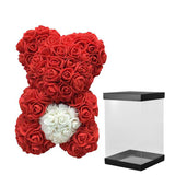 AINYROSE 20cm-Forever Rose Bear-Heart