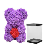 AINYROSE 20cm-Forever Rose Bear-Heart