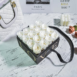 AINYROSE  Square Rose Gift Box 16pcs White