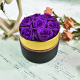 AINYROSE Rose Box 7pcs-Purple