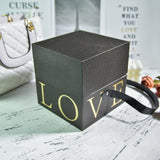 AINYROSE  Square Rose Gift Box 16pcs Pink