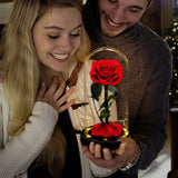 AINYROSE Forever Rose In Glass