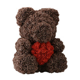 AINYROSE 38cm-Forever Rose Bear Red Heart