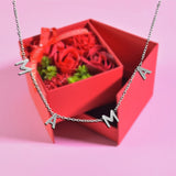 MaMa Necklace Forever Rose Side Opening Jewelry Box Red