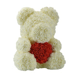 AINYROSE 38cm-Forever Rose Bear Red Heart