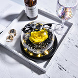AINYROSE LED Heart Glass Forever Rose 5 Colors